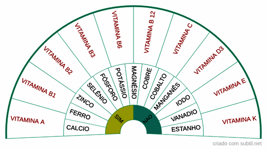 Vitaminas minerais