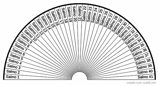 1o. grupo de livros (salmos 1-41) (numeração judaica e protestante)