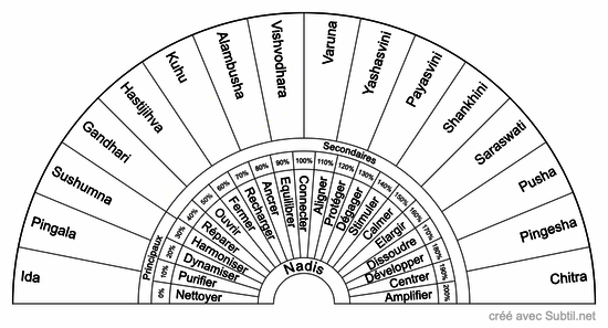 Nadis - canaux energétiques