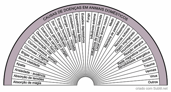 Causas de doenças em animais domésticos